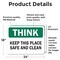 Signmission Safety Culture Sign, 24 in Width, Vinyl Decal, Rectangle OS-2PACK-TS-D-1824-L-19621 - alternate 4